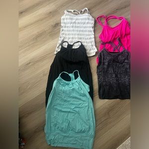 lulu and athleta yoga tanks